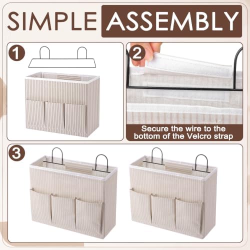 Wenqik 2 Pcs Wall Hanging Storage Bag - Image 3