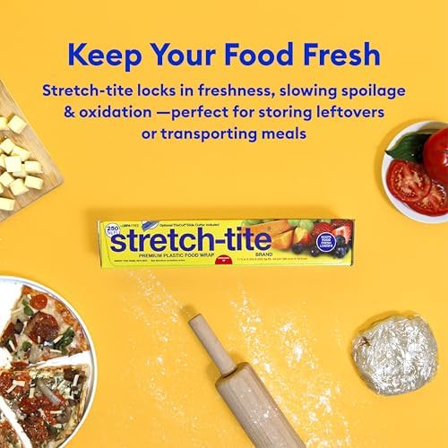 Stretch-Tite Premium Plastic Food Wrap, 500 Sq. Ft., 516.12-Ft. x 11.5/8-Inch - Image 4
