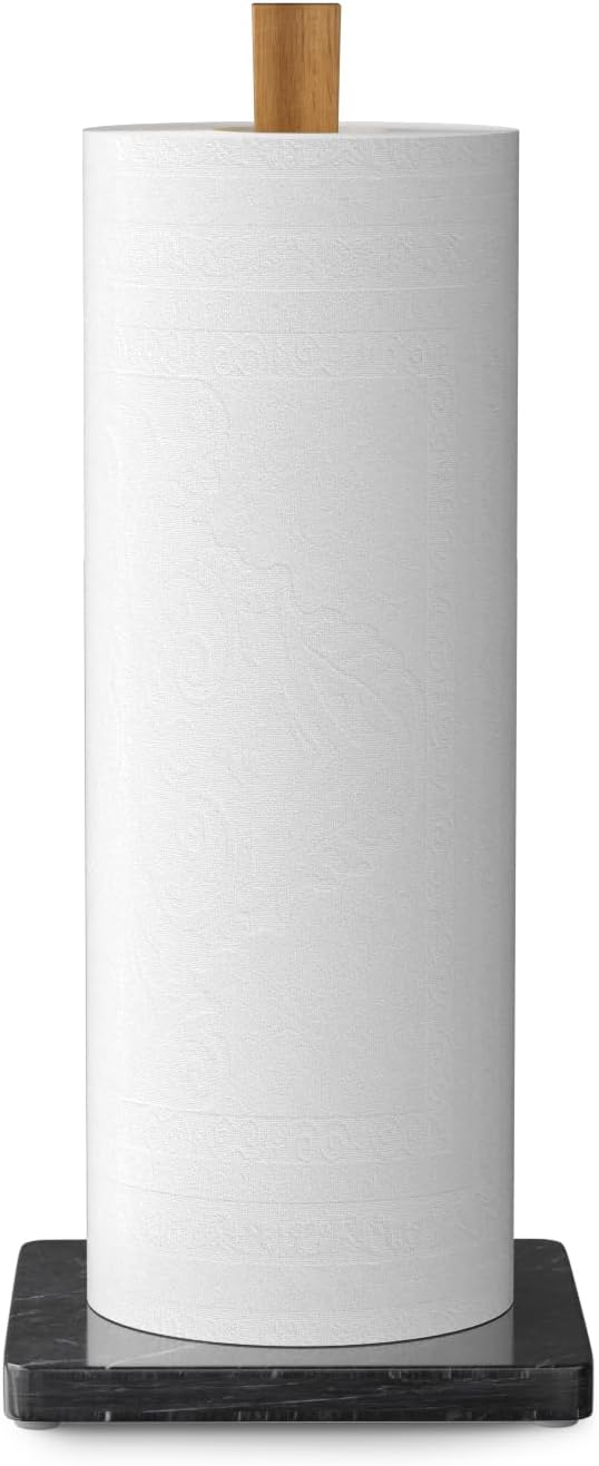 Buruis Acacia Wood Paper Towel Holder - Image 2