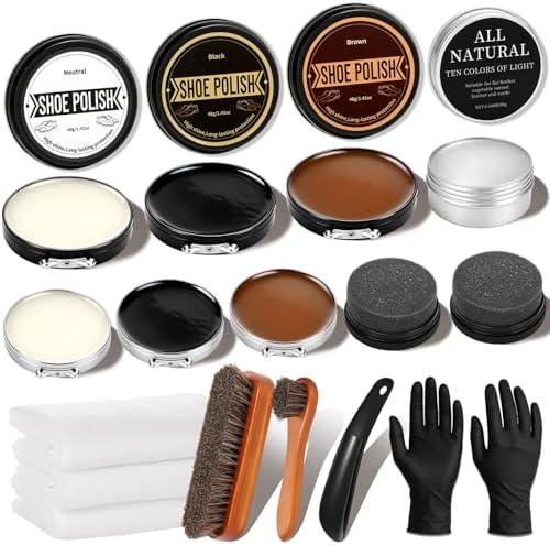 Cruzix Leather Shoe Polish Kit- Shoe Shine Gift by Cruzix