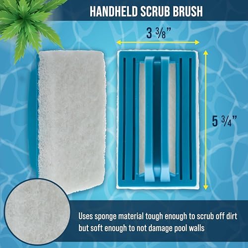 U.S. Pool Supply Hand-Held & Pool Pole Attachment Scrub Brushes - Image 3
