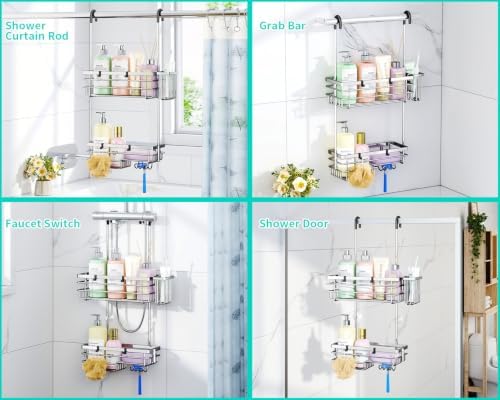 HapiRm Hanging Shower Caddy Organizer - Image 4