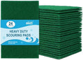 HOMEXCEL Heavy Duty Scouring Pads, 24 Pack Green Scrub Pads by HOMEXCEL