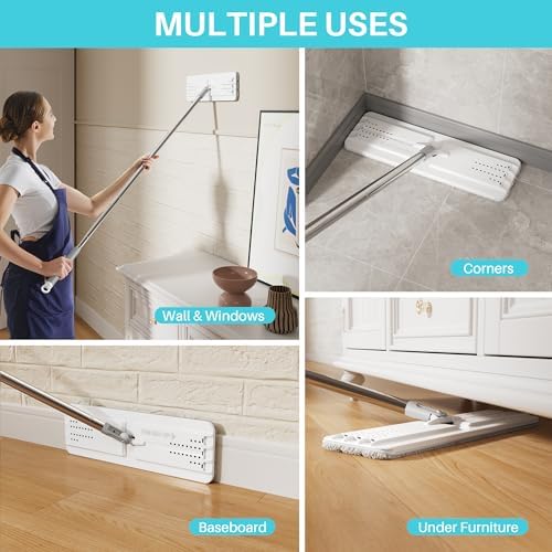 JOYMOOP Flat Mop System, 8L Mop and Bucket Set - Image 5