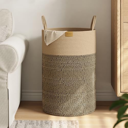 Nunsino Laundry Hamper 75L, Large Laundry Basket by Nunsino