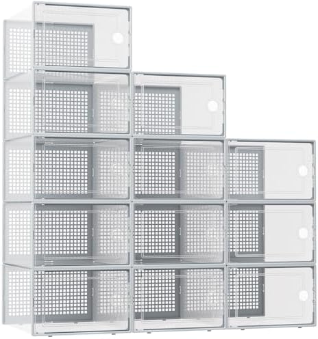Kuject XX-Large Shoe Storage Boxes 12 Pack by Kuject