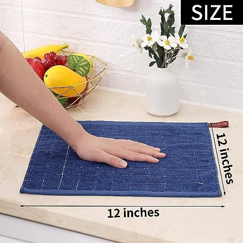 Homaxy 100% Cotton Terry Kitchen Dish Cloths, 18 Pack - Image 5