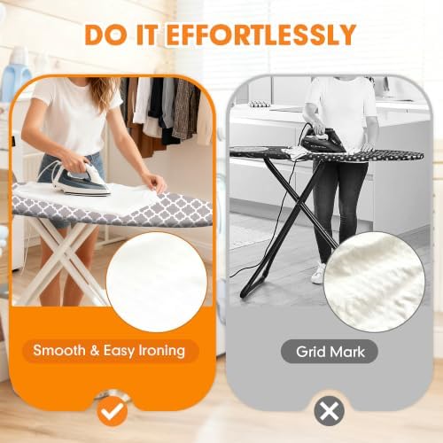 Ironing Board Cover and Pad, 18x49 Extra Wide, Scorch Resistant - Image 4