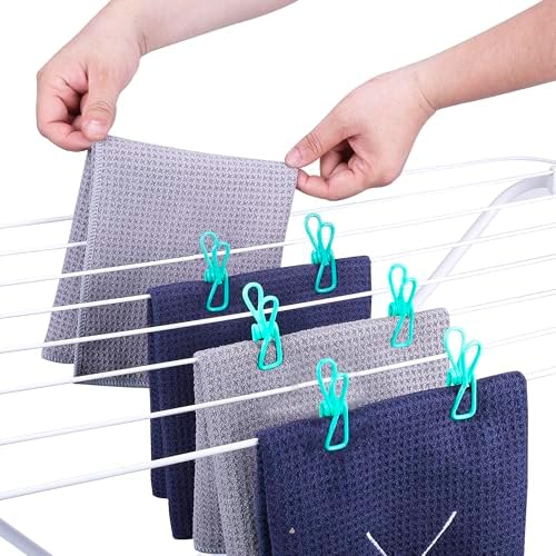 30 Pack Blue Chip Bag Clips for Food - Image 6