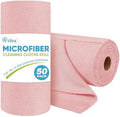 AIDEA Microfiber Cleaning Cloth Roll-50PK, Cleaning Rags 11.5"×11.5" by AIDEAHOME