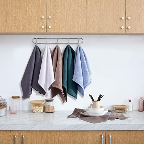 QUILTINA Dish Towels Set, 100% Cotton Waffle Weave Kitchen Towels 12 Pack - Image 6