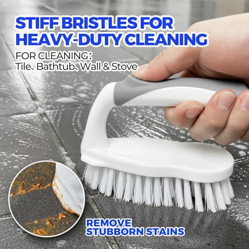 Holikme 6 Pack Cleaning Brush Scrub Brush Kitchen Brush - Image 5