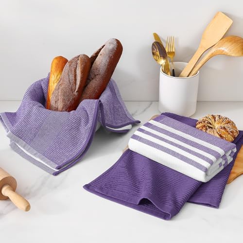 Homaxy Cotton 380 GSM Premium Kitchen Towels, 3 Pack - Image 6
