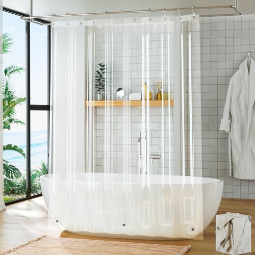 Titanker Plastic Shower Curtain Liner - Image 3