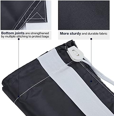 HOMEST XL Laundry Bag with Strap, Clothes Organizer - Image 5