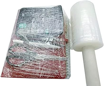 Stretch Wrap Clear Plastic Wrap Roll 6 inch X 1000Ft 80 Guage Industrial Mini - Image 4
