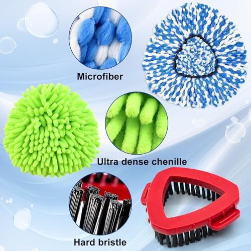 9PCS Mop Heads for O-Cedar RinseClean 2 Tank Spin Mop System - Image 3
