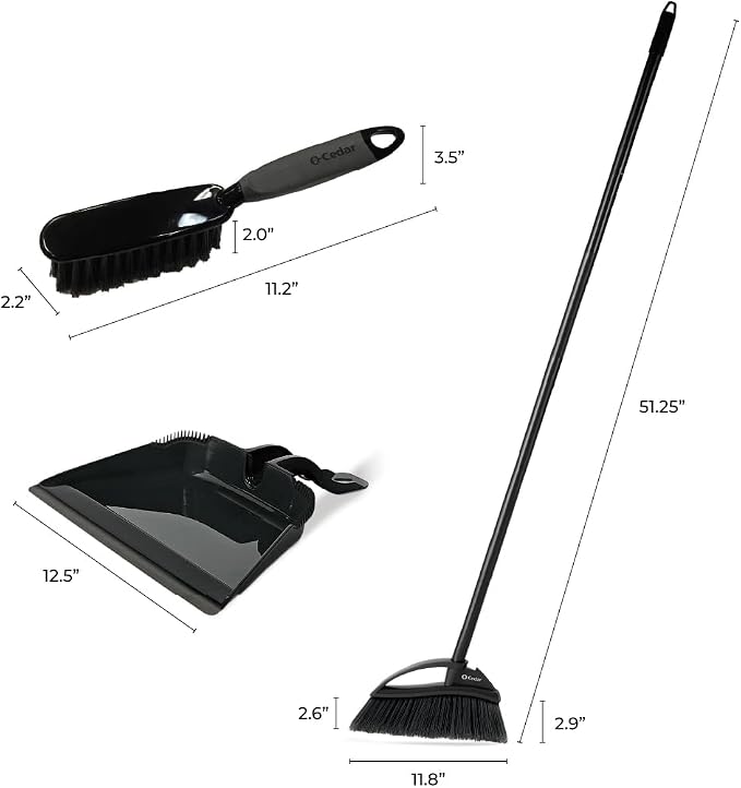 O-Cedar Strong Sweep Broom and Dustpan Set - Image 9