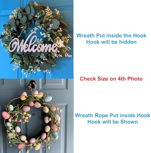 Magnetic Wreath Hanger for Metal Door Wreath Hook Holder - Image 2