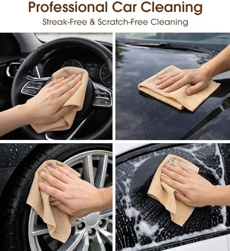 Microfiber Cleaning Cloth Roll, 100 Pack 12 x 12 Inch Tear Away Reusable Paper - Image 2