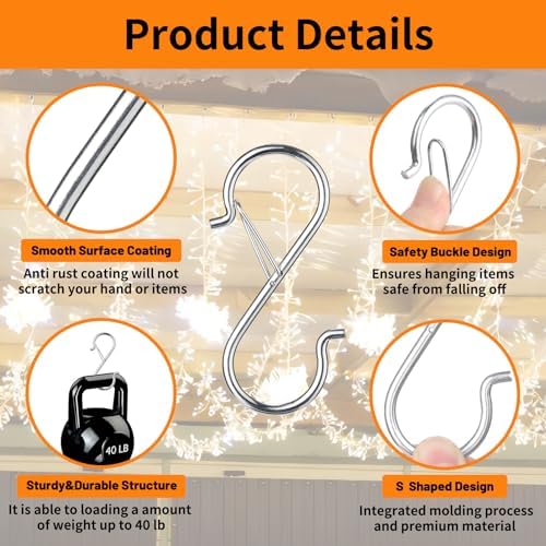 24 PCS S Hooks for Hanging - Image 3