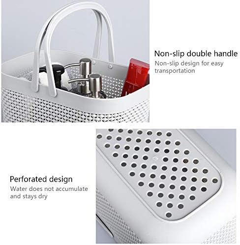 UUJOLY Plastic Portable Shower Caddy Basket, Storage Organizer - Image 6
