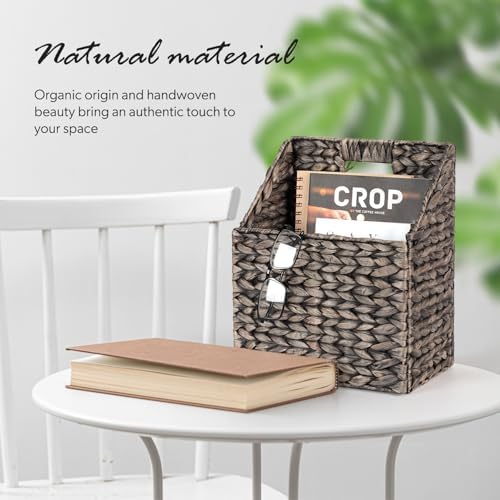 Wicker Hanging Storage Basket, Water Hyacinth Baskets, Wall Decor Hyacinth - Image 7