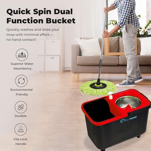 Simpli-Magic 360° Spin Mop and Bucket - Image 5