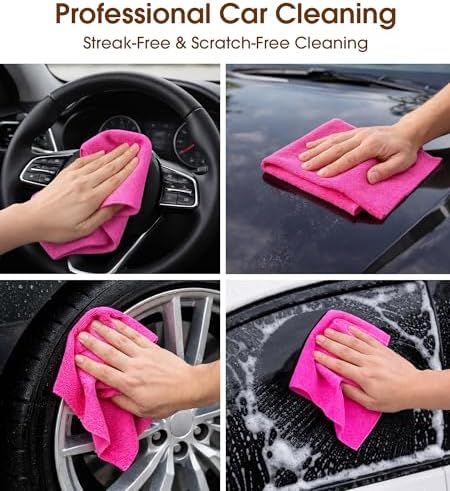 Microfiber Cleaning Cloth Roll, 100 Pack, 12 x 12 Inch Tear Away Reusable Paper - Image 2