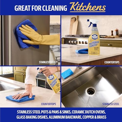 Bar Keepers Friend Soft Cleanser 26 oz + Spray & Foam Multipurpose MORE Spray - Image 4