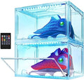 Oltraman LED Smart Shoe Boxes Display Case, Stackable Storage Organizers by Oltraman