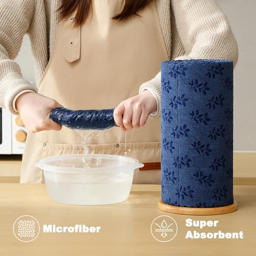 Microfiber Cleaning Cloth Roll, 80 Pack Cleaning Towels, Lint Free Rags Paper - Image 5
