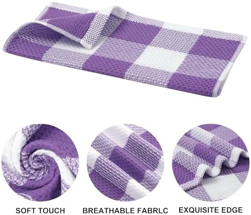 Mordimy Cotton Waffle Kitchen Towels, 4 Pack - Image 2