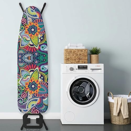 Boho Ironing Board Cover and Pad 15x54 Inch, 100% Cotton Surface Heavy Duty - Image 6