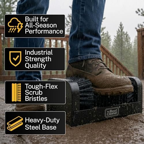 Heavy Duty Boot Cleaner Scrubber, - Image 2
