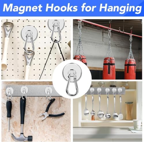 LOVIMAG Magnetic Hooks 70 LBS Strong Magnets Cruise 6Pack Magnet - Image 6