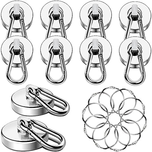 MIKEDE Magnetic Hooks Heavy Duty 110LBS+ Strong Neodymium Magnets by MIKEDE