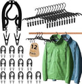 12pcs Black Travel Hangers by Pansyling