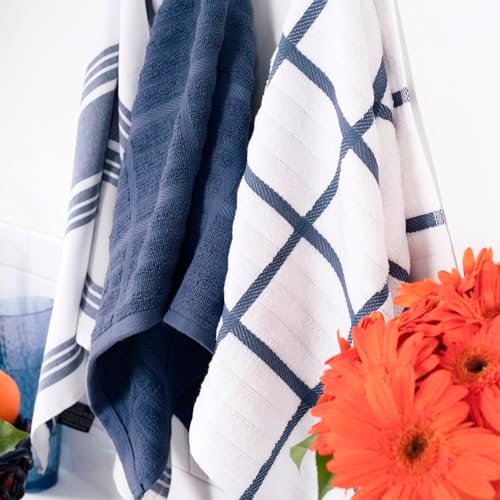All-Clad Solid & Coordinate Kitchen Towels: Highly Absorbent, Super Soft Long - Image 5
