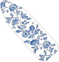 Nuxovilar Blue Floral Vines Ironing Board Cover 15x54 Polyester by Nuxovilar