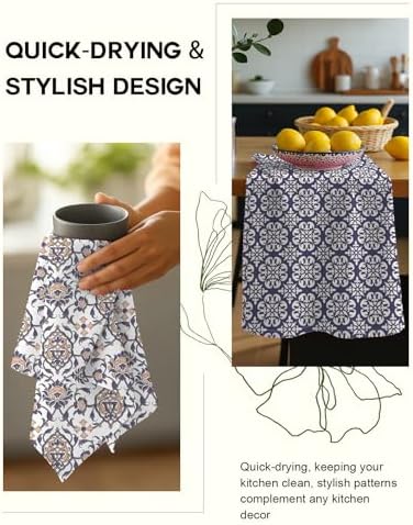 Miss Adola 2 Pack 150GSM Flour Sack Kitchen Towels - Image 4