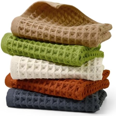 Waffle Hand Towel Set, Cotton Soft Lint-Free Quick Drying Towels by Jacquotha