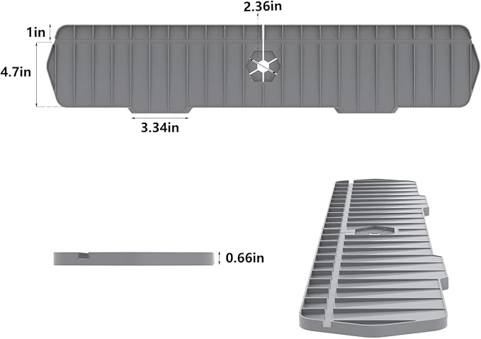 Kitchen Sink Splash Guard 29.7 X 5.7 In, Large Size Kitchen Sink Splash Guard - Image 3