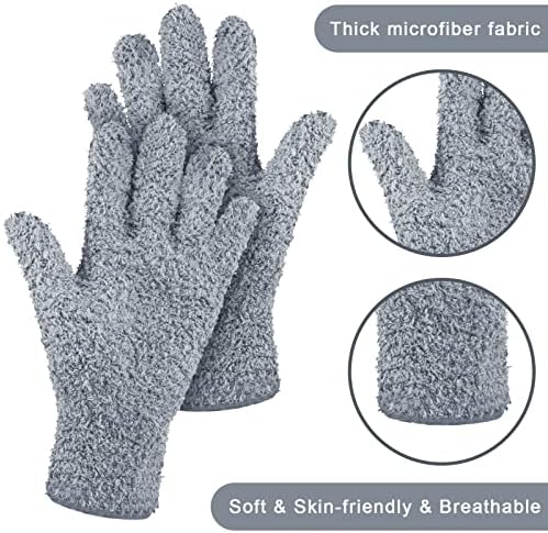 Patelai 3 Pairs Microfiber Dusting Gloves - Image 5