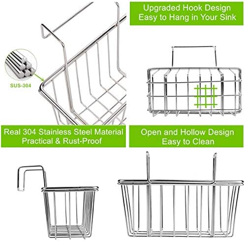 Stainless Steel Sponge Holder for Kitchen Sink - Image 2