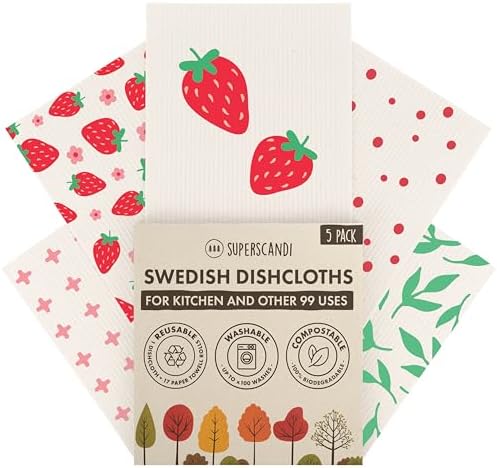 SUPERSCANDI Swedish Dishcloths by SUPERSCANDI