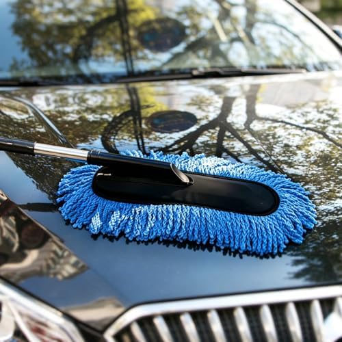 Car Duster Exterior Scratch Free, Microfiber Vehicle Dust Cleaning Brush - Image 2