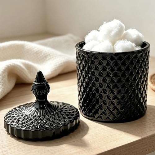 20 oz Black Glass Candy Dish - Image 5
