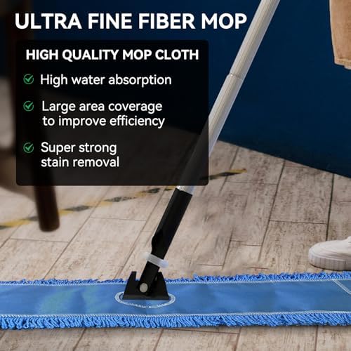 Commercial 48 Inch Dust Mop Head: Replacement Heavy-Duty Sweeper and Janitorial - Image 4