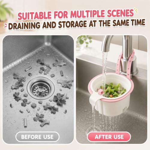 Hanging Sink Drain Basket, 2026 New Cactus Kitchen Sink Strainer Basket - Image 5